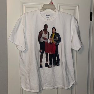 Michael Jordan, Macaulay caulkin and Michael Jackson Men's T-shirt size XL